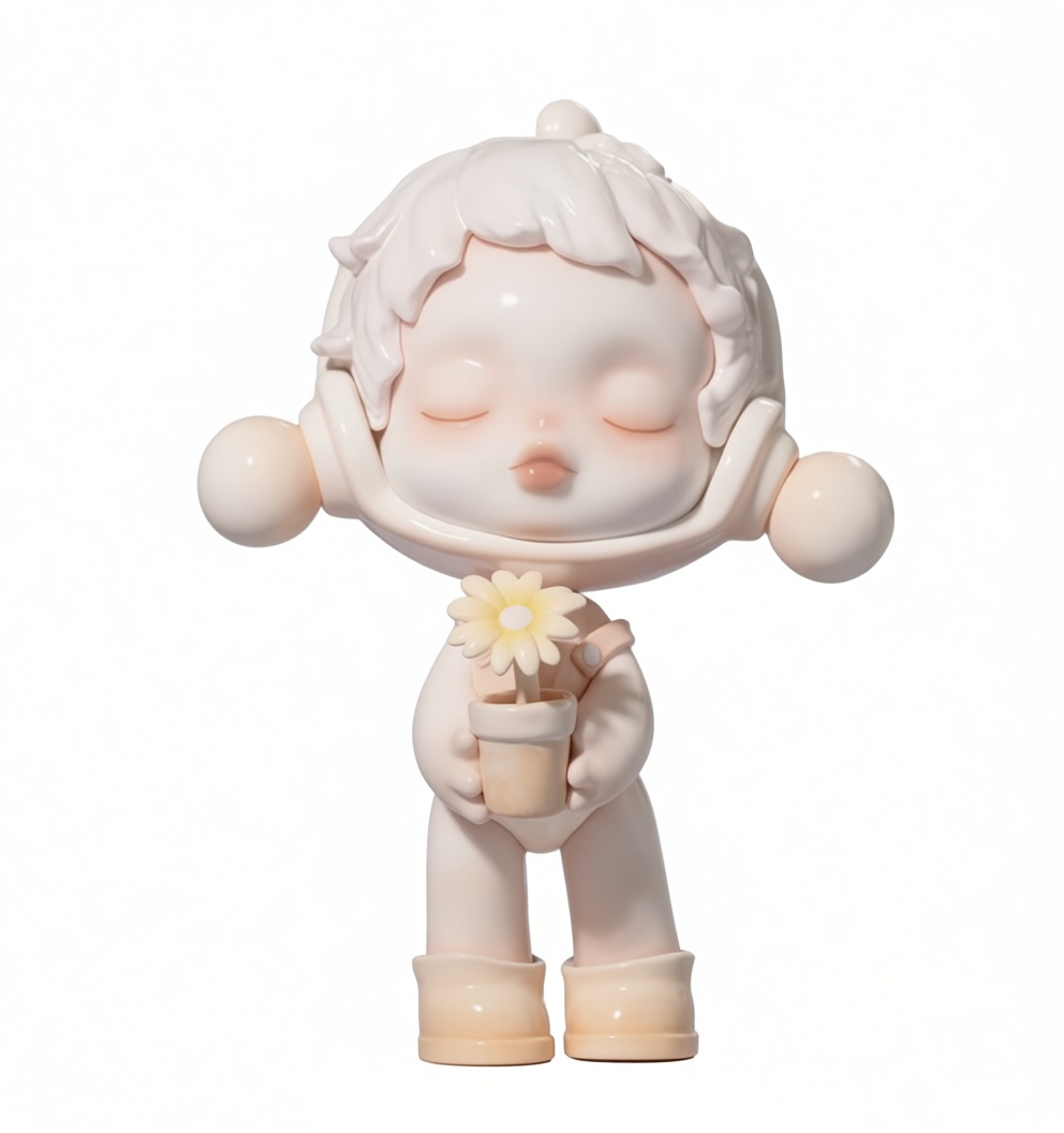 Cute Flower Girl Figurine free 3D printable STL
