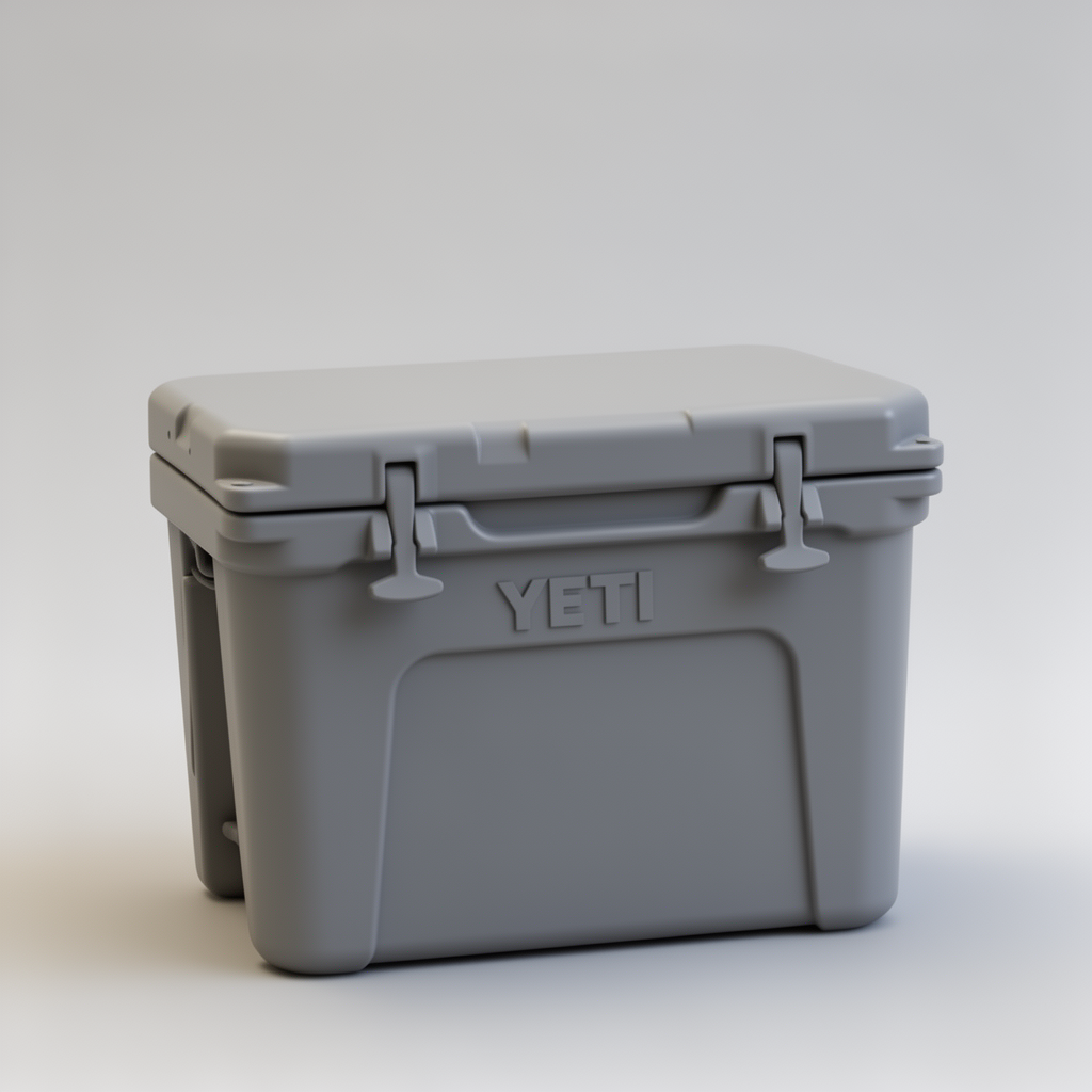 Yeti Cooler Model free 3D printable STL