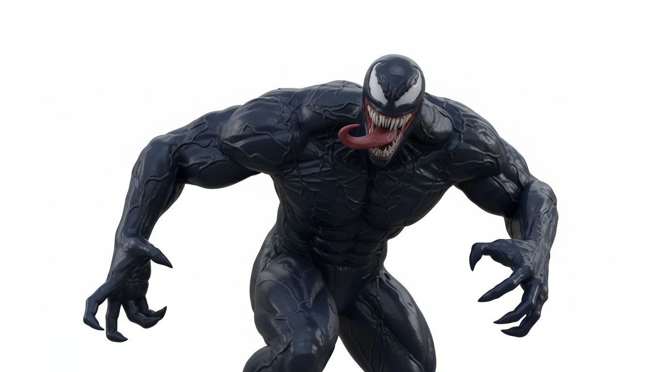 Venom Symbiote Figurine free 3D printable STL