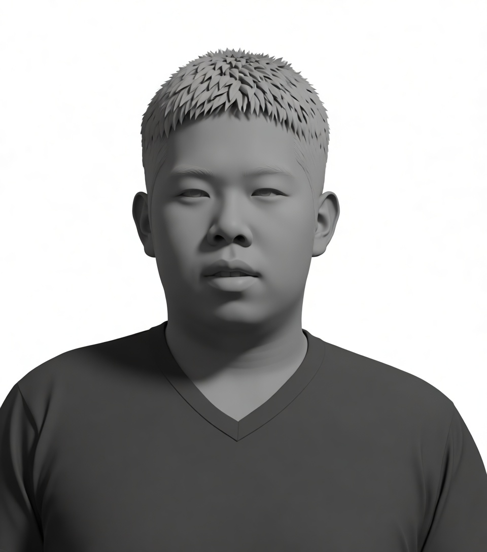 Asian Male Bust free 3D printable STL