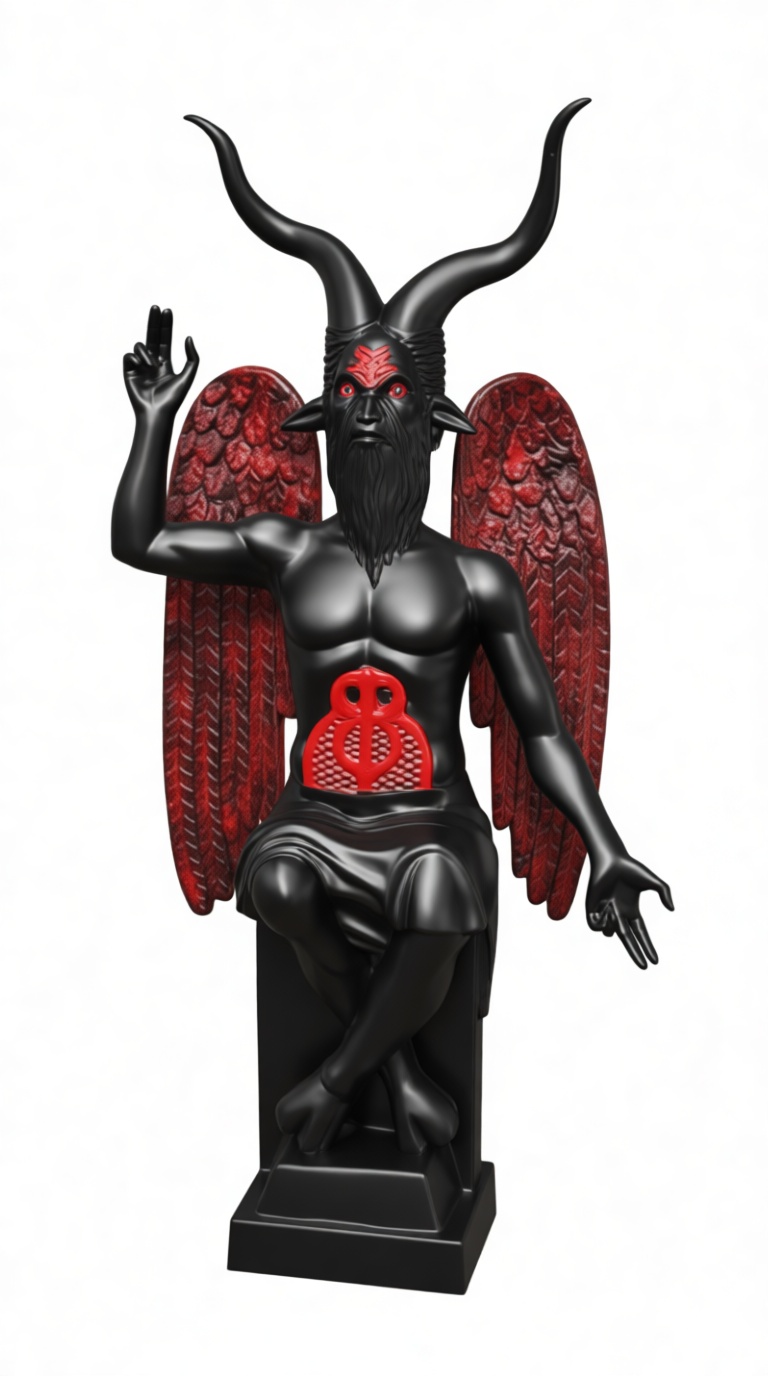 Baphomet Statue Figurine free 3D printable STL