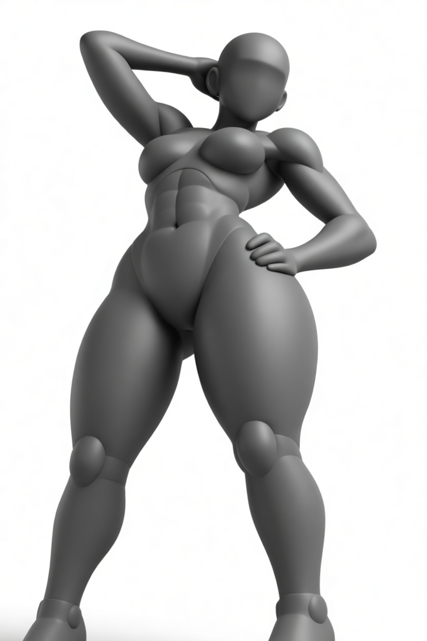 Female Anatomy Figure free 3D printable STL