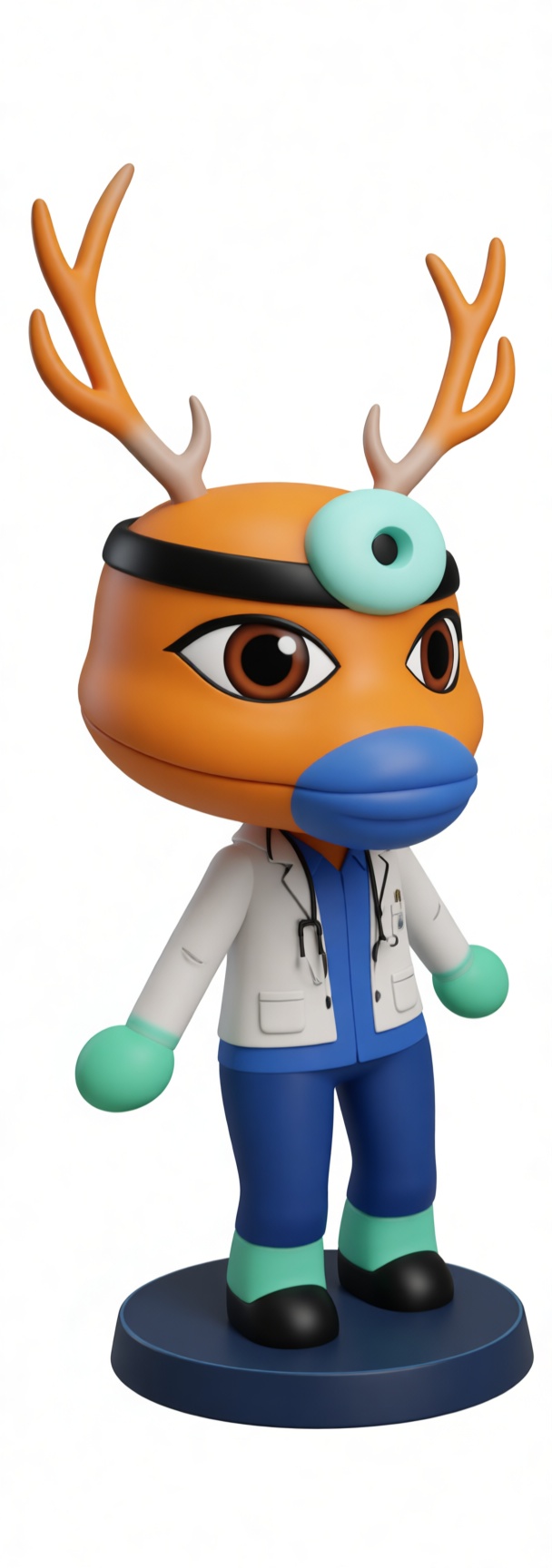 Reindeer Doctor Figurine free 3D printable STL