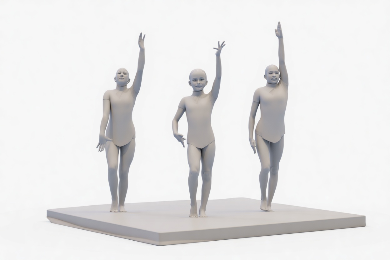 Ballet Dancers Figurines free 3D printable STL
