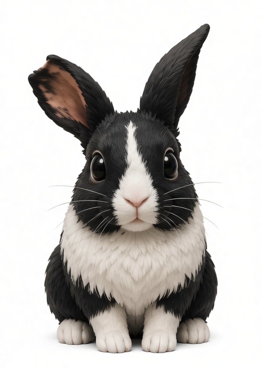 Dutch Rabbit Figurine free 3D printable STL