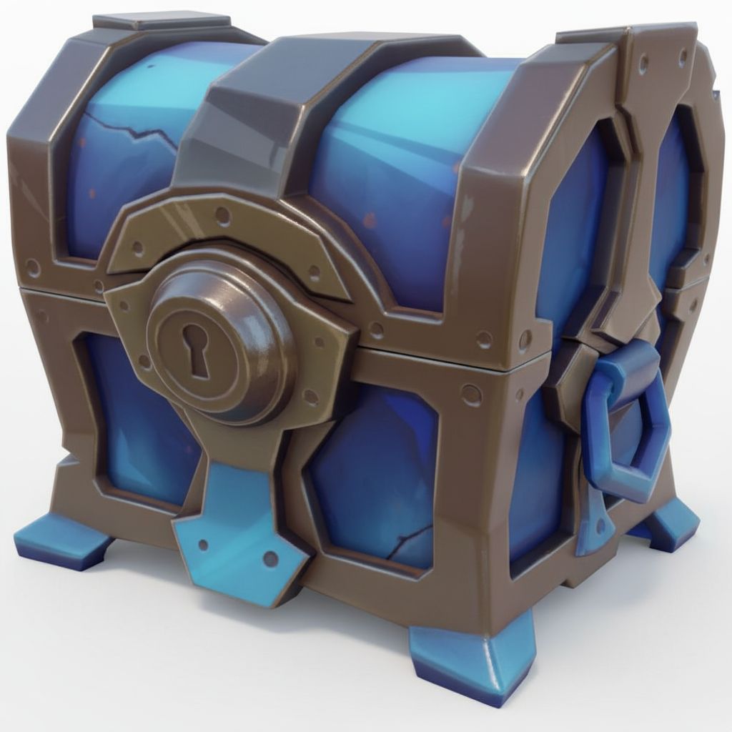 Stylish Treasure Chest free 3D printable STL