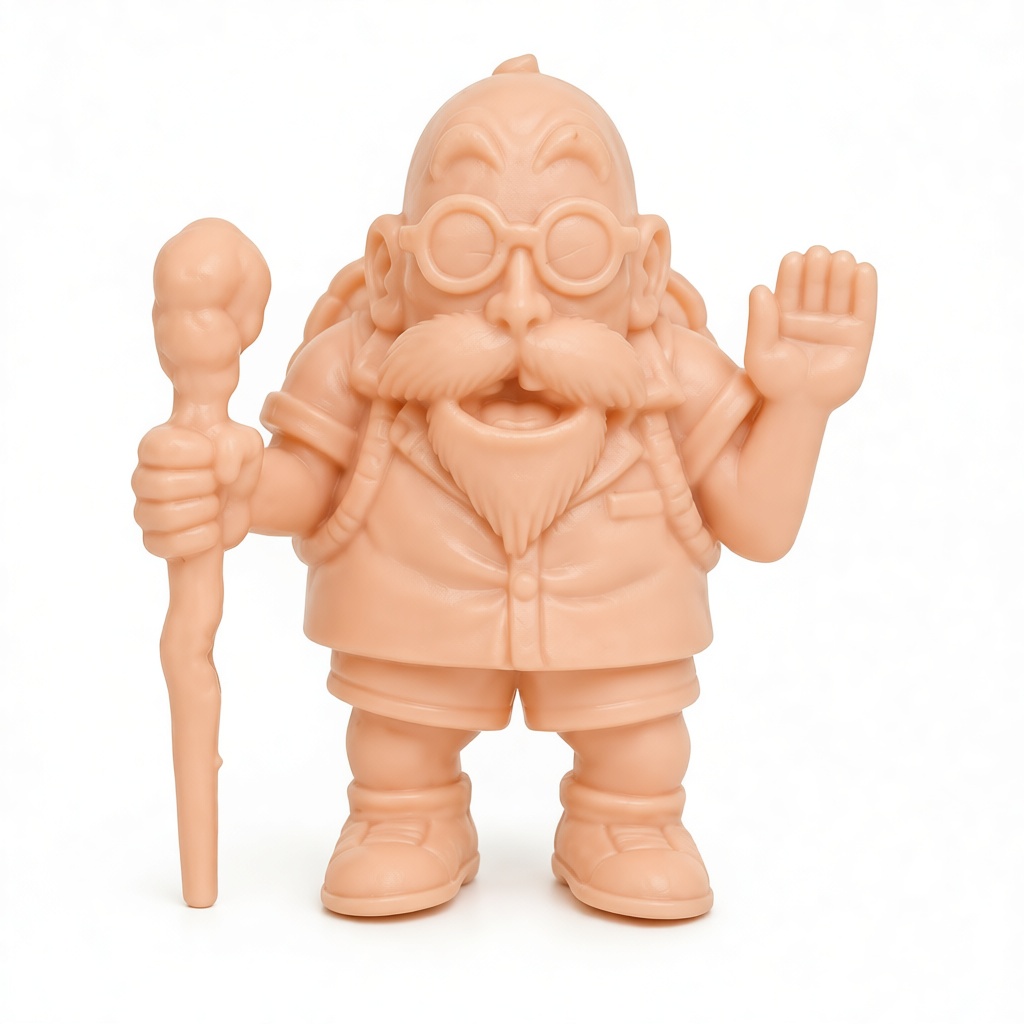 Master Roshi Figurine free 3D printable STL