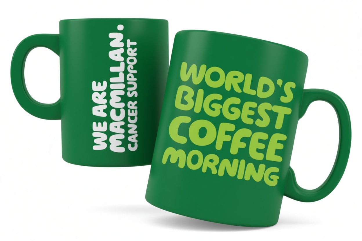 Macmillan Coffee Morning Mug free 3D printable STL