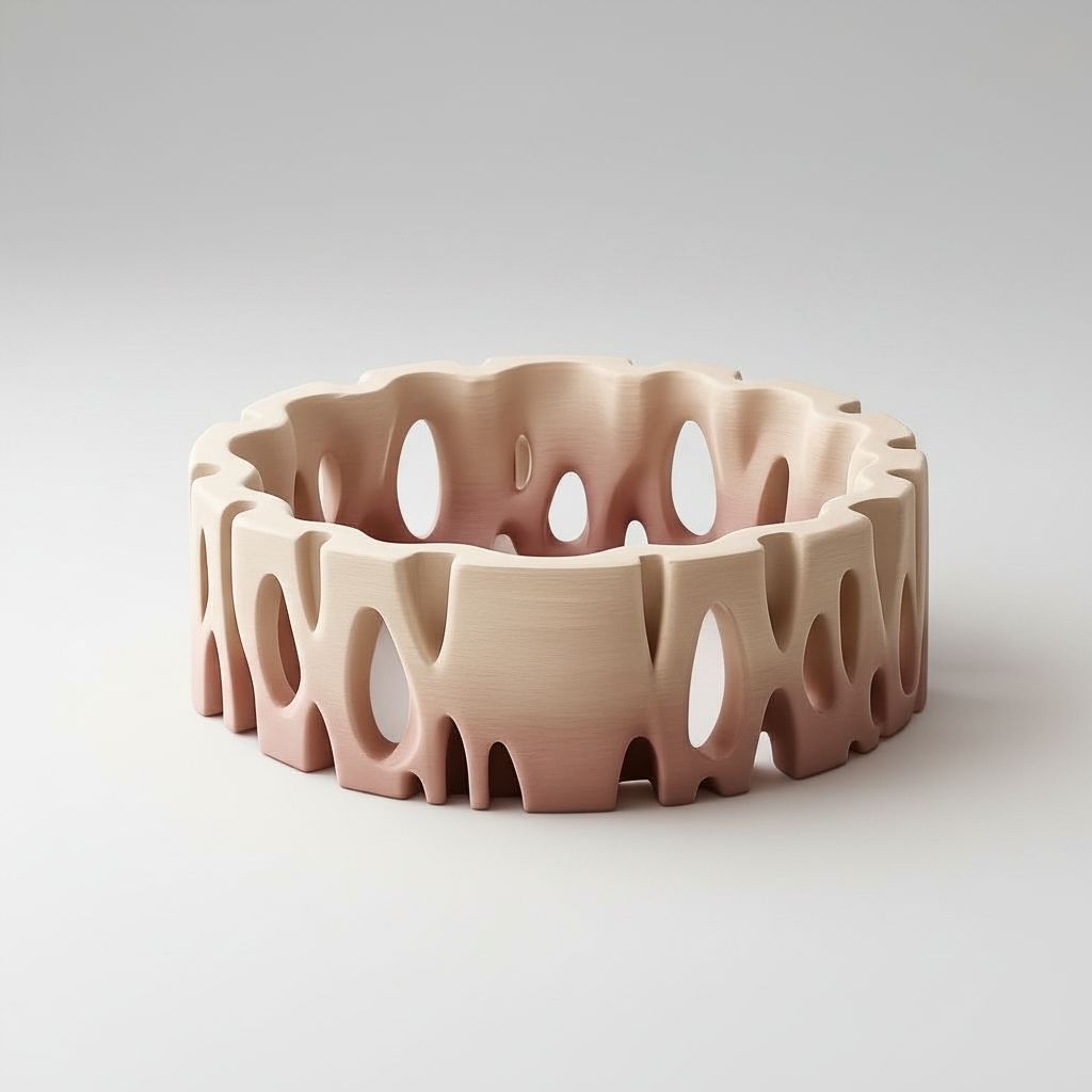 Organic Wave Bracelet free 3D printable STL