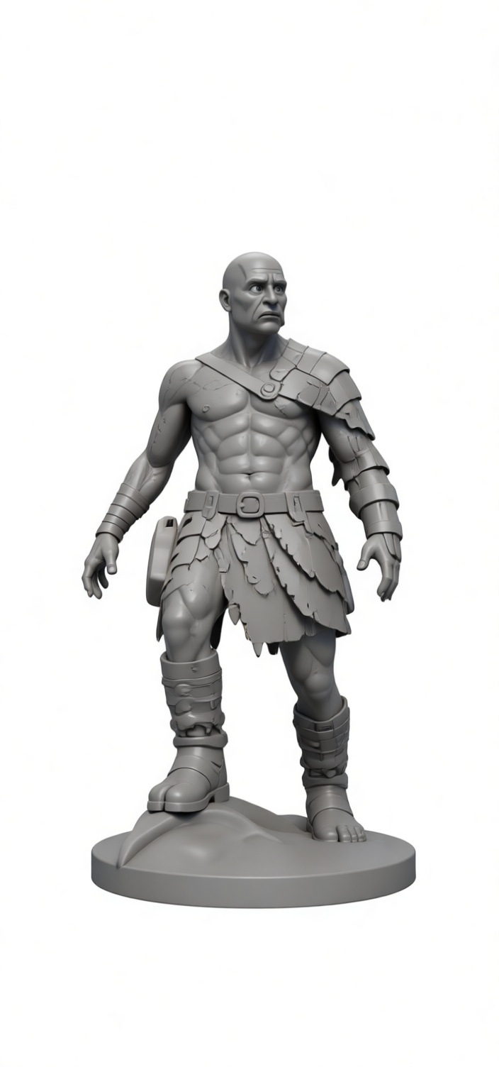 Gladiator Warrior Figurine free 3D printable STL