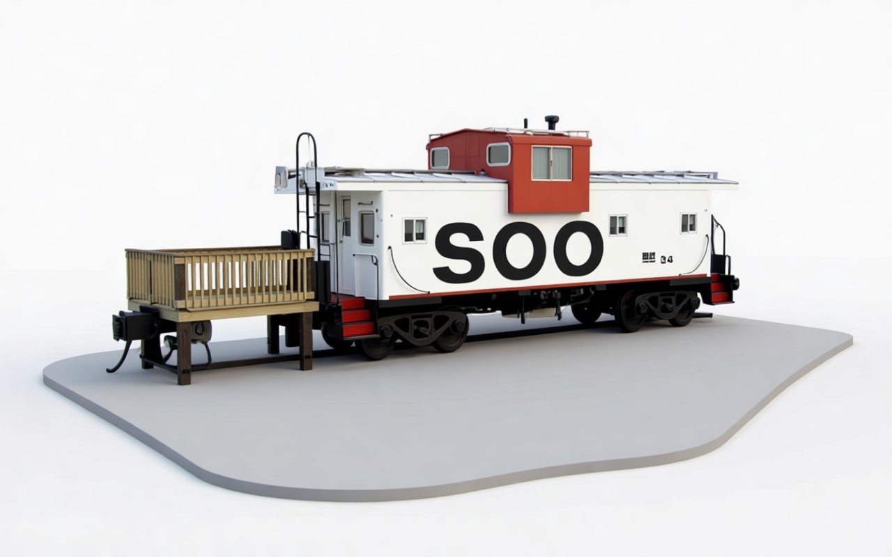 SOO Line Caboose Model free 3D printable STL