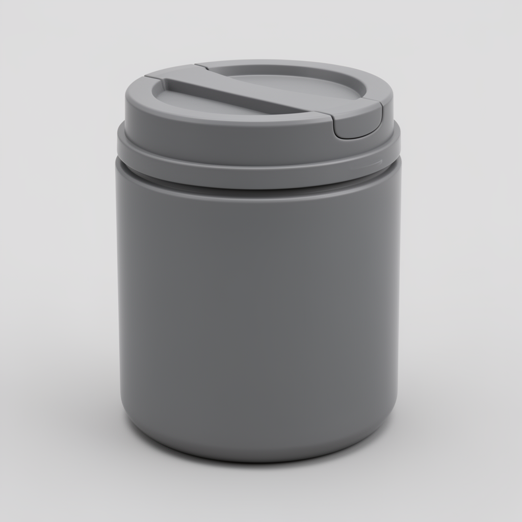 Twist Lid Storage Container free 3D printable STL