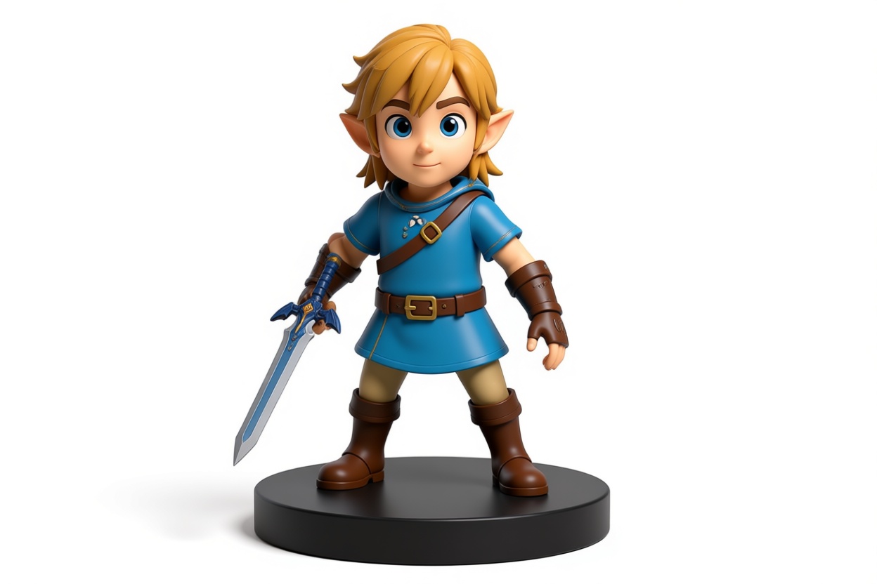 Link Figurine free 3D printable STL