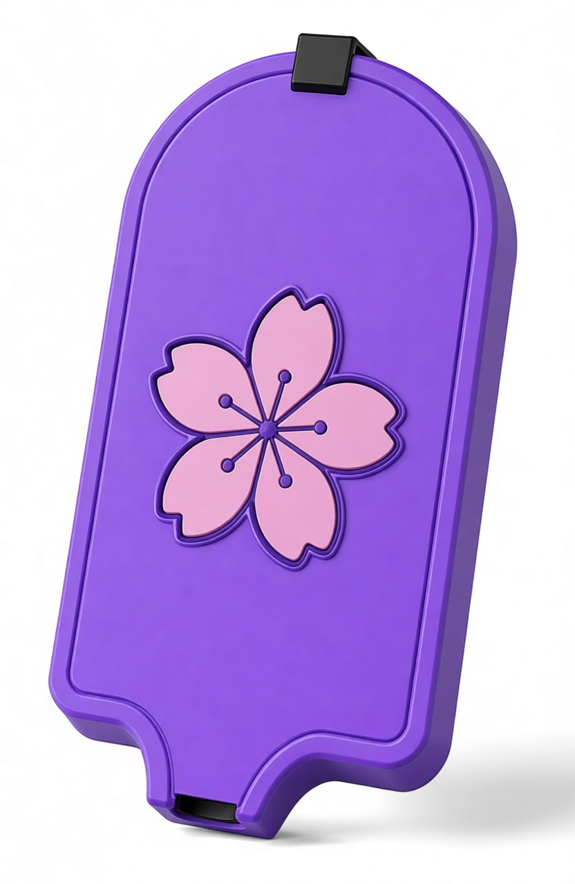 Sakura Flower Tag free 3D printable STL