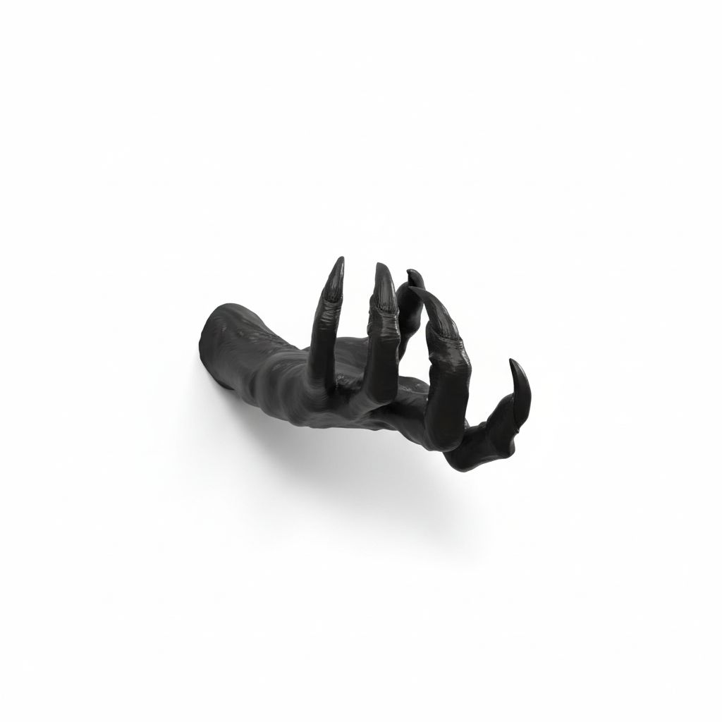 Black Clawed Hand free 3D printable STL