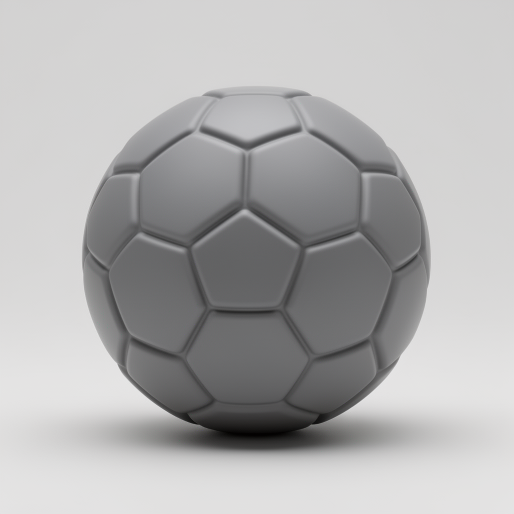 Original Soccer Ball Model - Free 3D Printable STL File