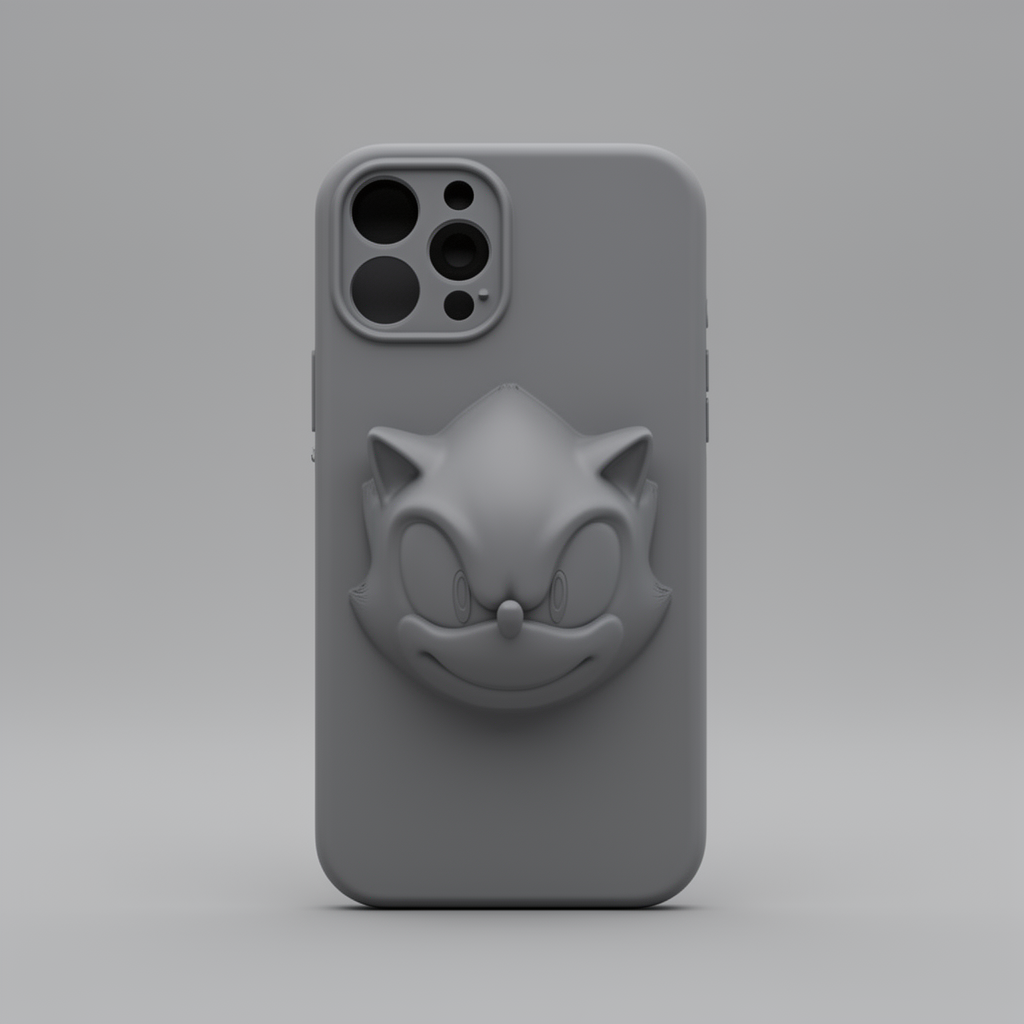 Sonic iPhone 13 Case free 3D printable STL