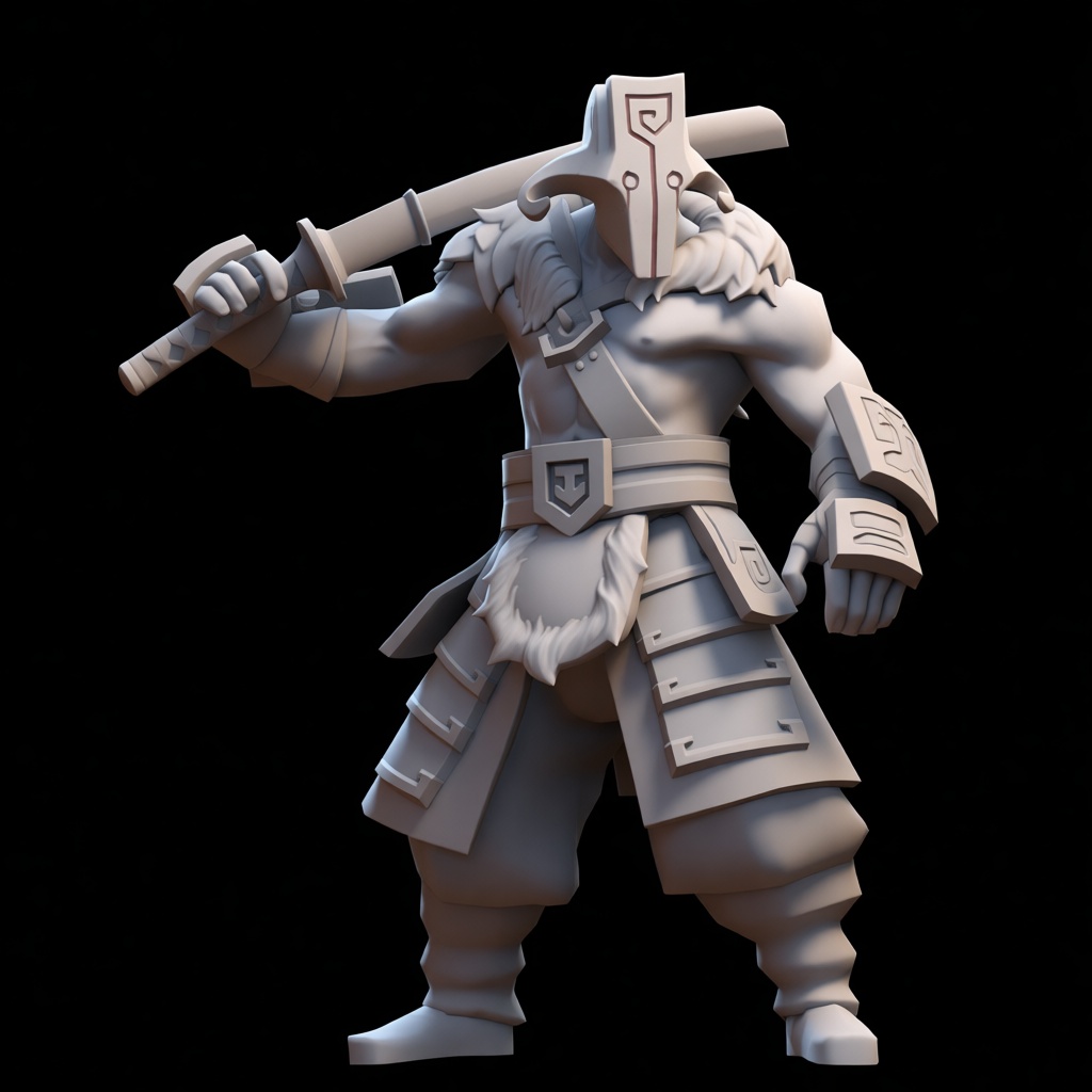 Juggernaut Dota 2 Figurine free 3D printable STL