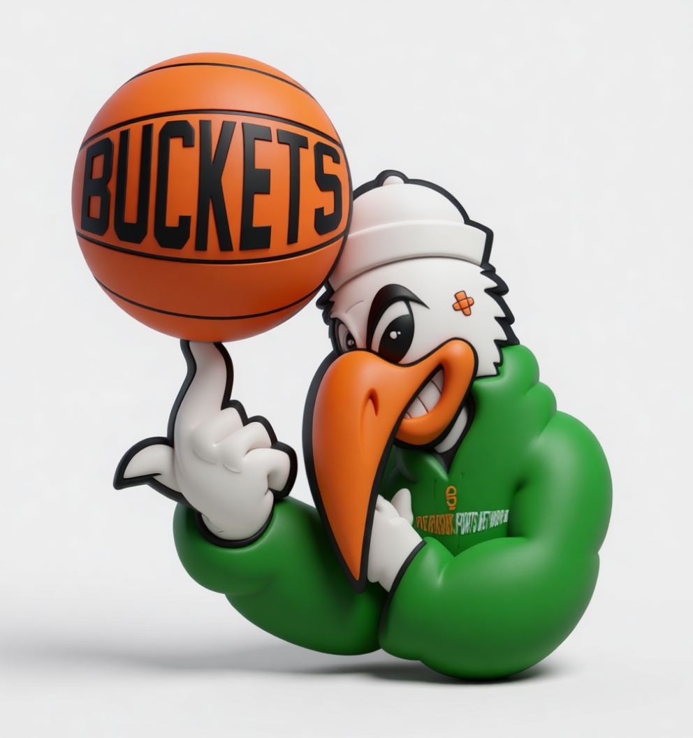 Basketball Bird Figurine free 3D printable STL