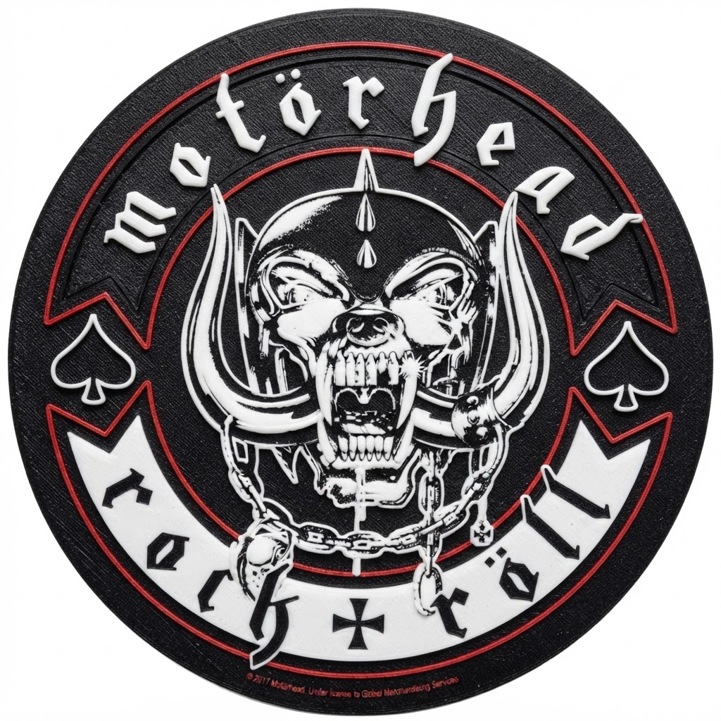 Motörhead Rock Troll Logo free 3D printable STL