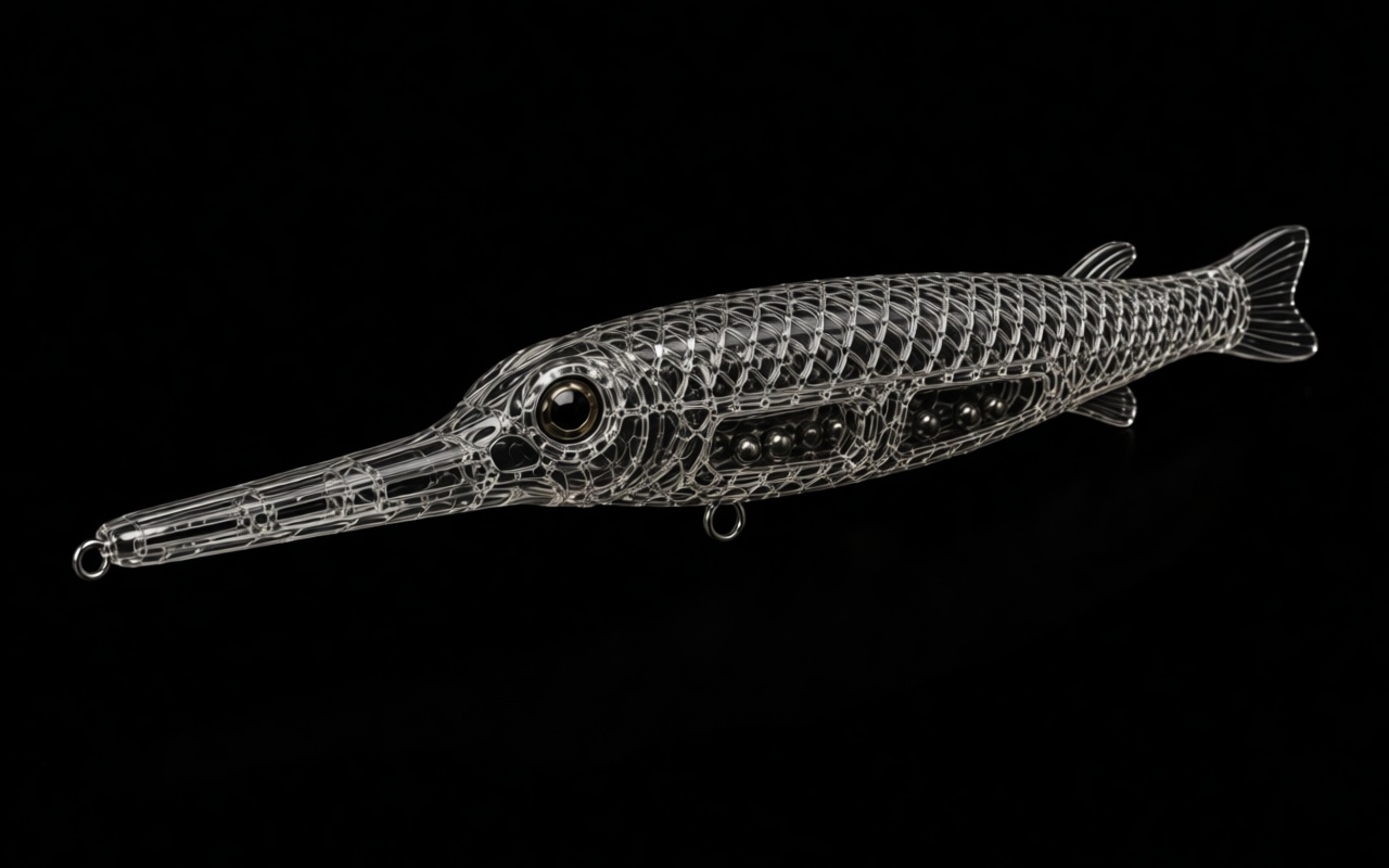Glass Barracuda Lure Model free 3D printable STL