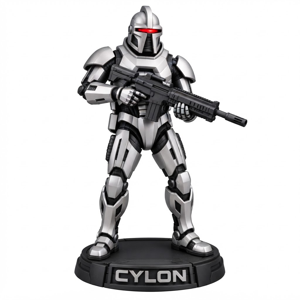 Cylon Centurion Figurine free 3D printable STL