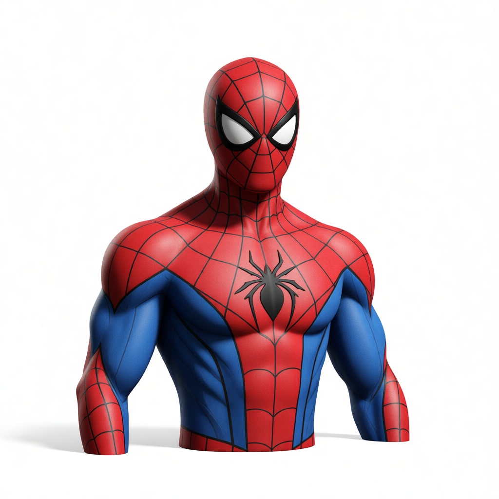 Spider-Man Bust free 3D printable STL