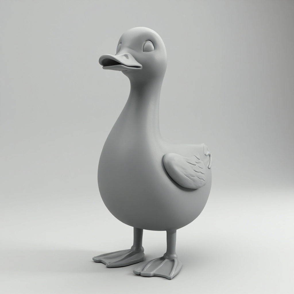 Mallard Duck Figurine free 3D printable STL