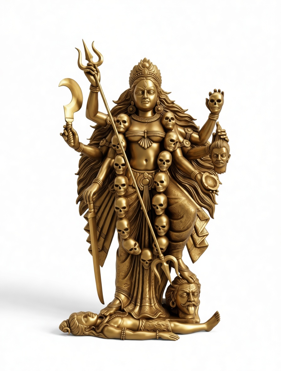 Kali Maa Statue free 3D printable STL