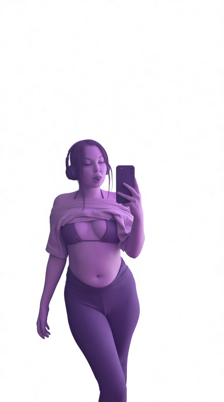 Selfie Girl Figurine free 3D printable STL