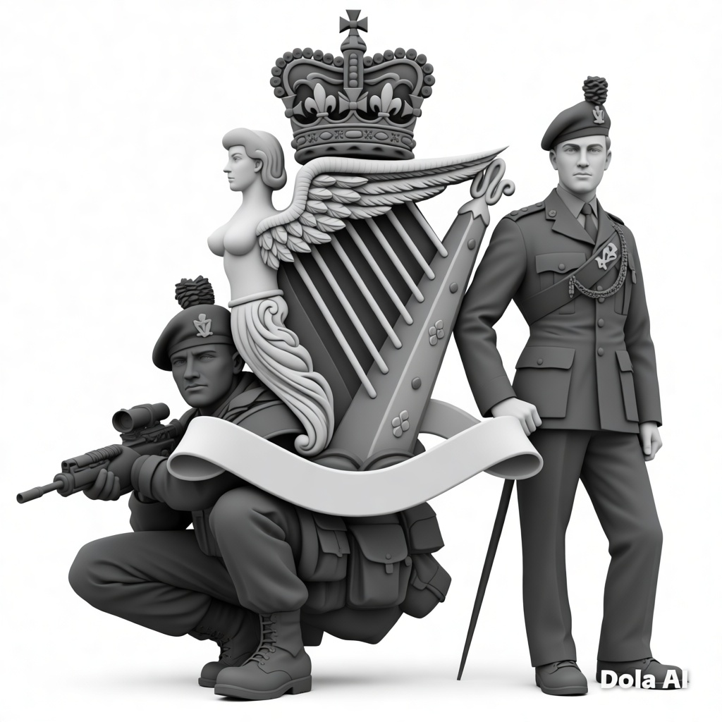 Royal Irish Rangers Figurine free 3D printable STL