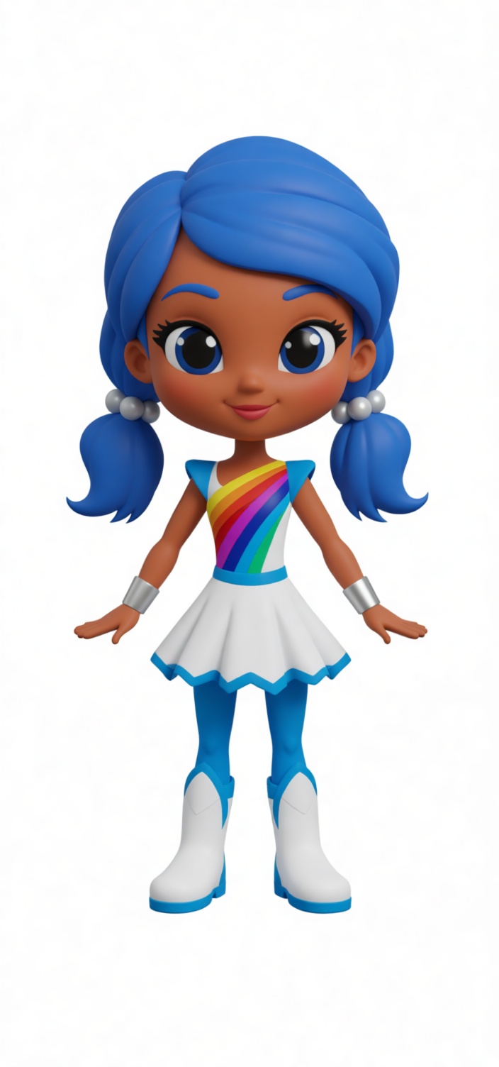 Rainbow Ranger Figurine free 3D printable STL