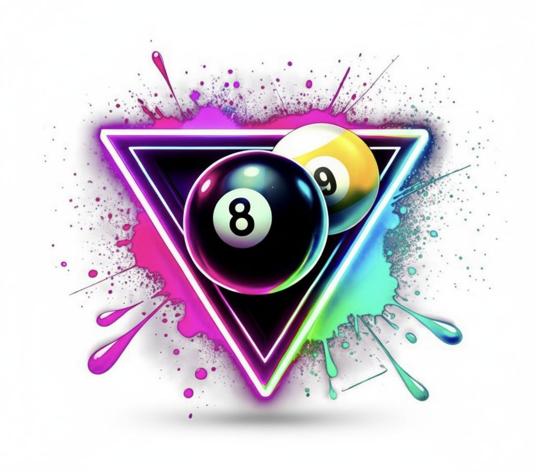 8 and 9 Pool Balls free 3D printable STL