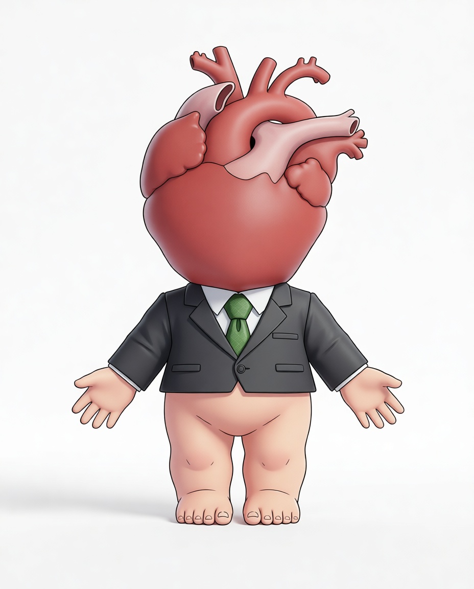 Human Heart Figurine free 3D printable STL