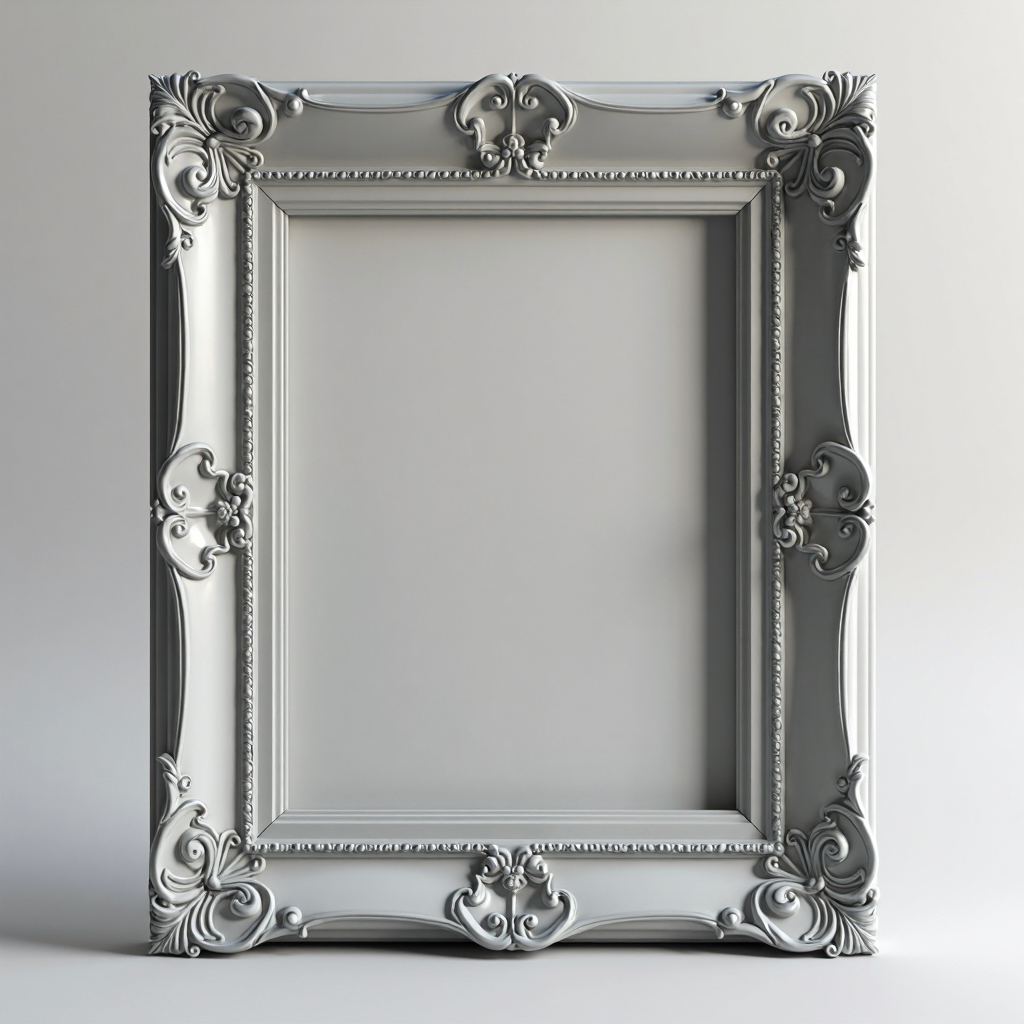 Ornate Picture Frame free 3D printable STL