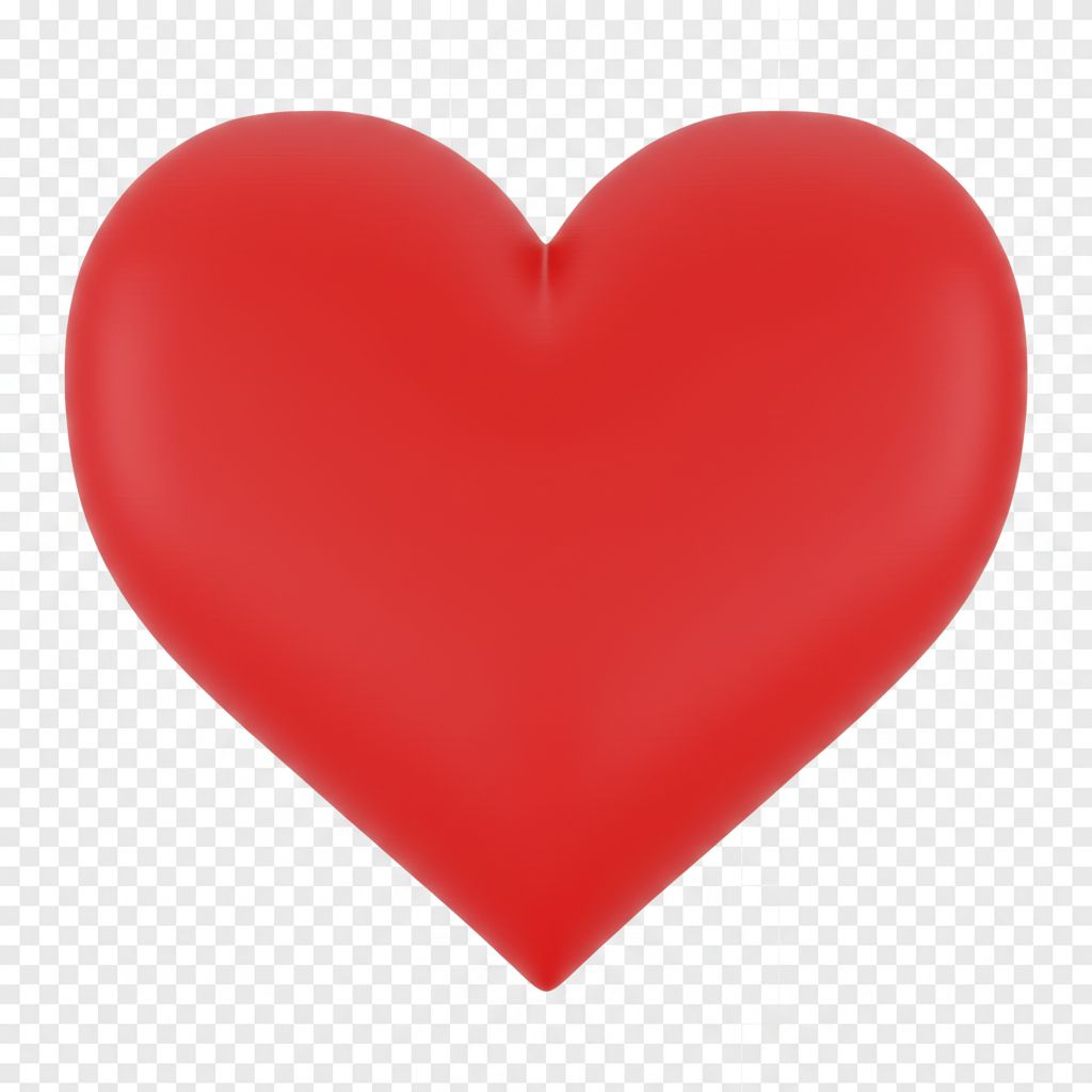 Red Heart Shape free 3D printable STL