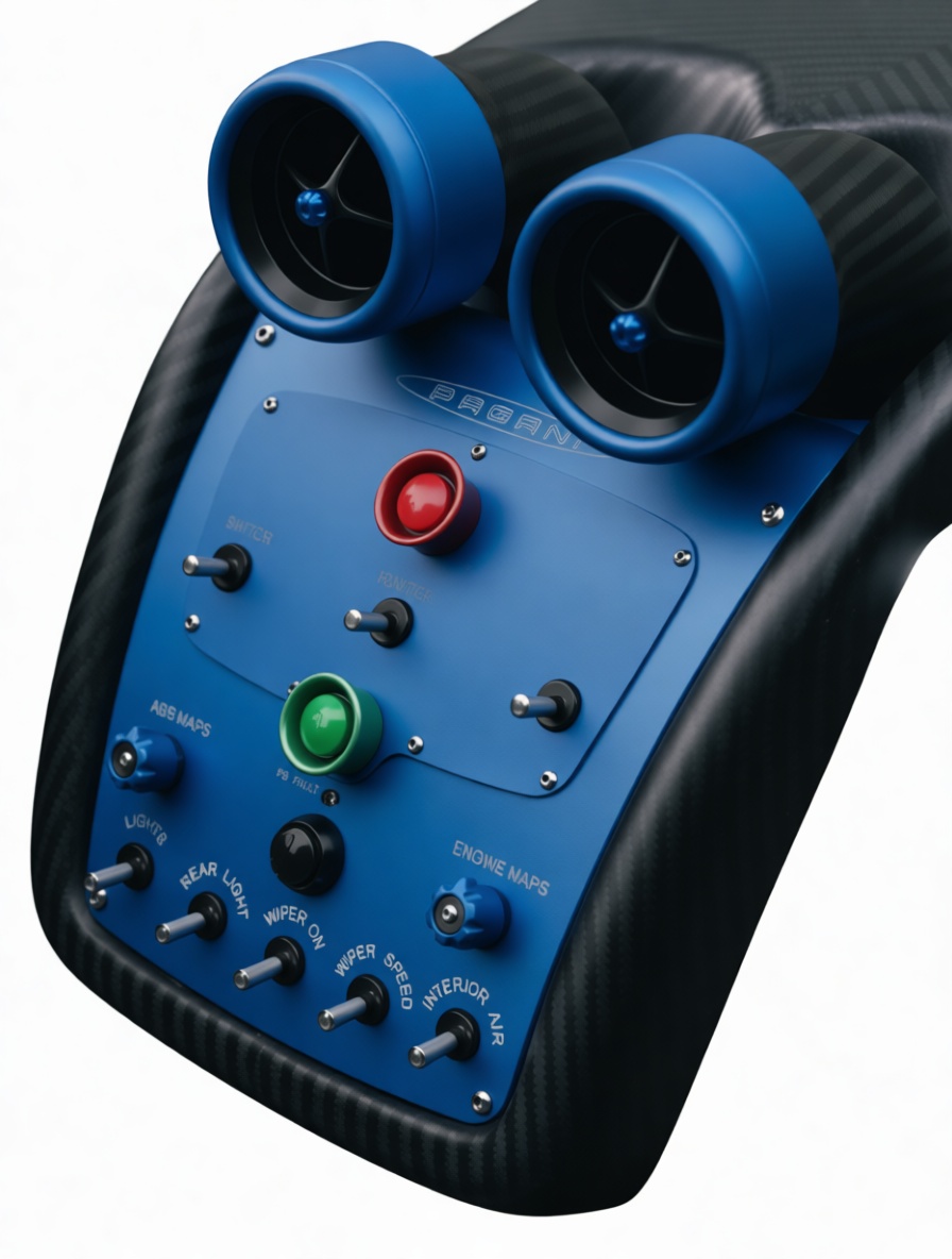 Pagani Zonda Dashboard Model free 3D printable STL