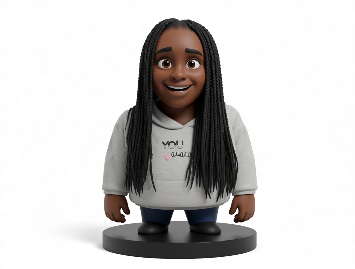 Smiling Girl Figurine free 3D printable STL
