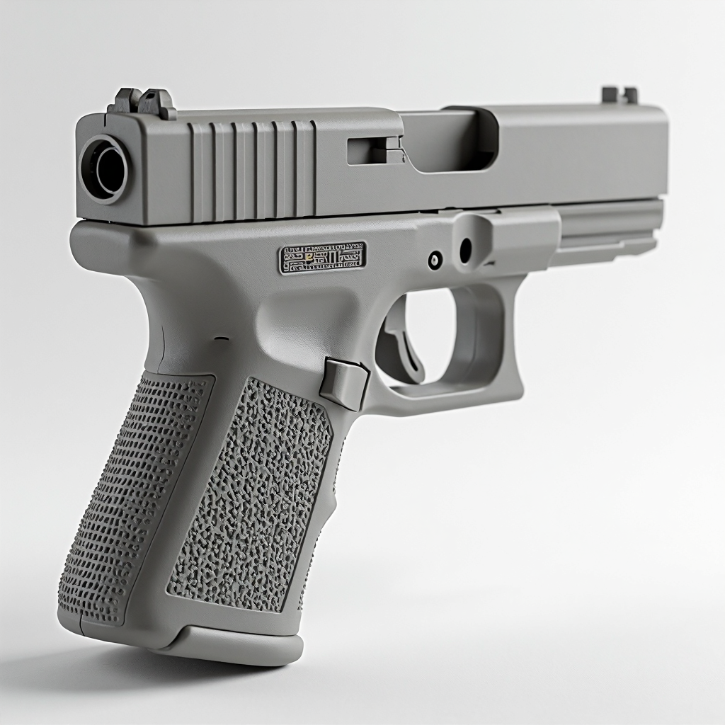 Glock Pistol Frame free 3D printable STL
