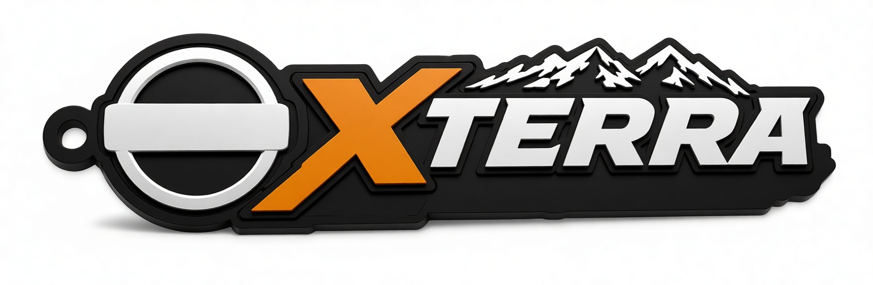 Xterra Logo Keychain free 3D printable STL