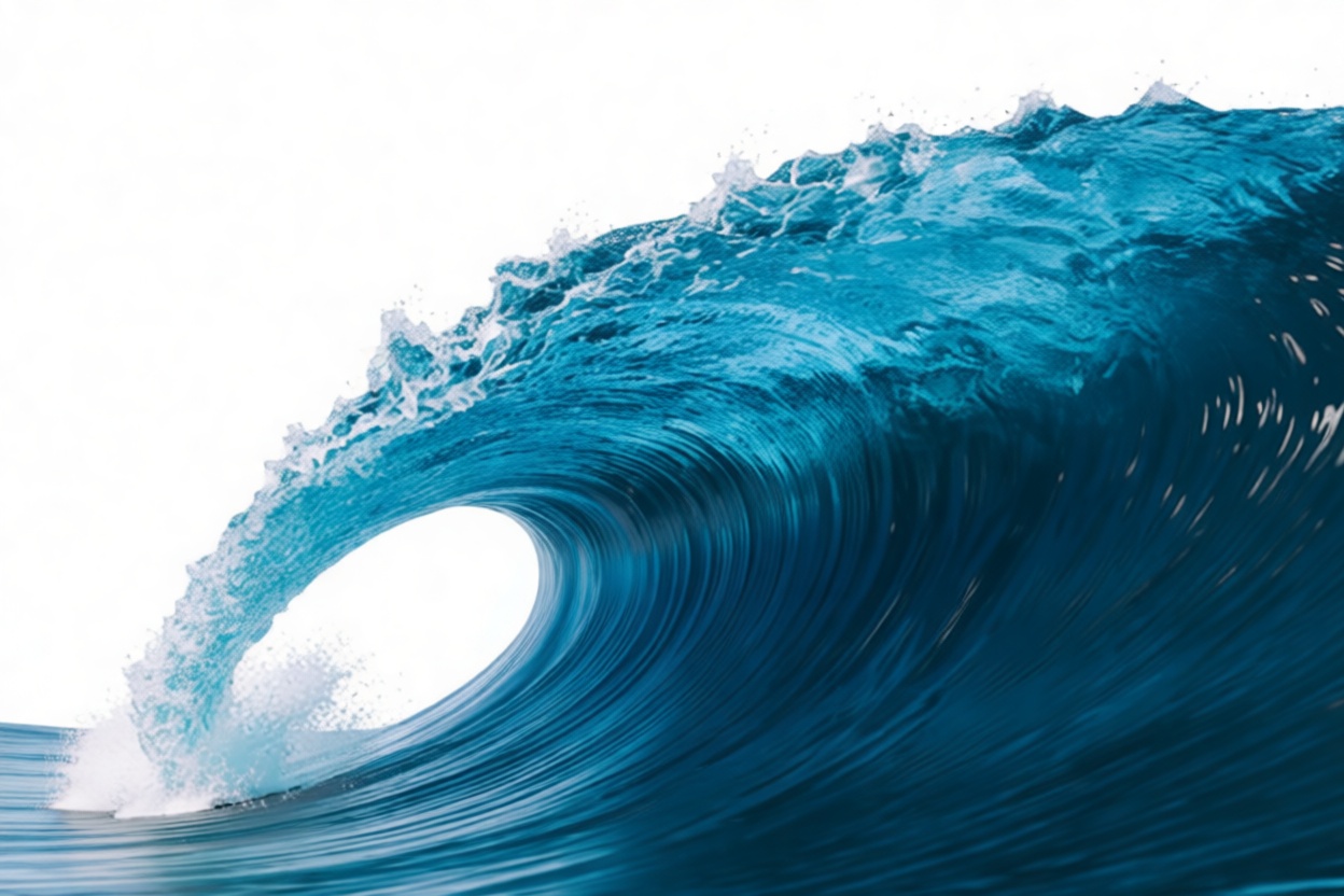 Ocean Wave Sculpture free 3D printable STL
