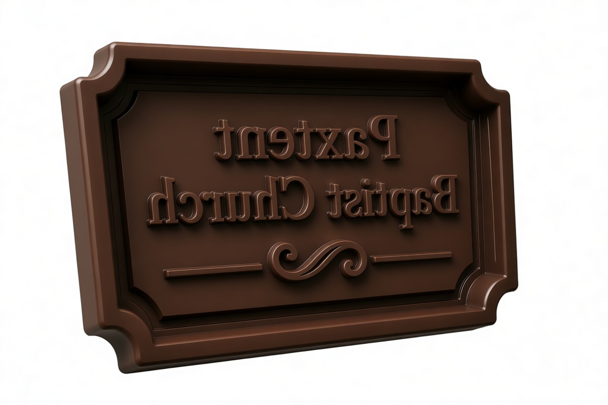 Paxtent Baptist Church Sign free 3D printable STL
