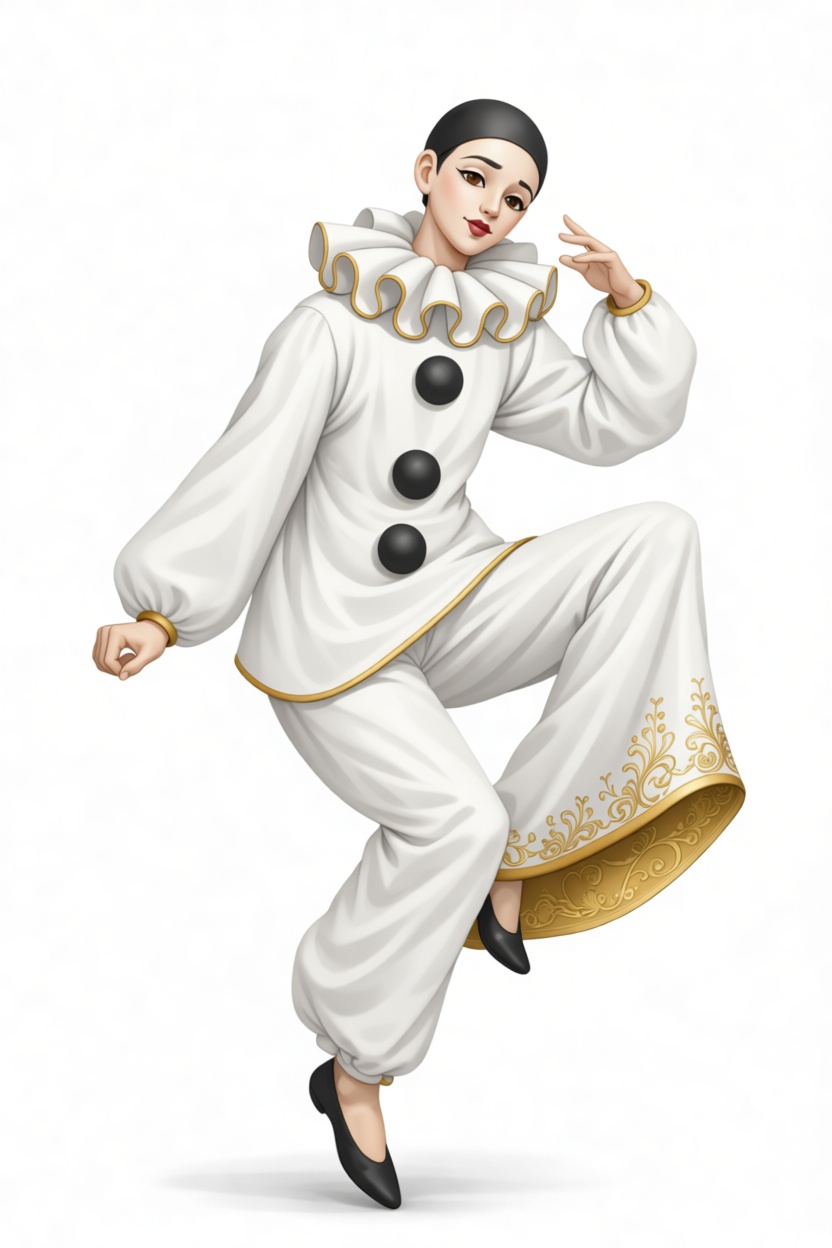 Pierrot Clown Figurine free 3D printable STL