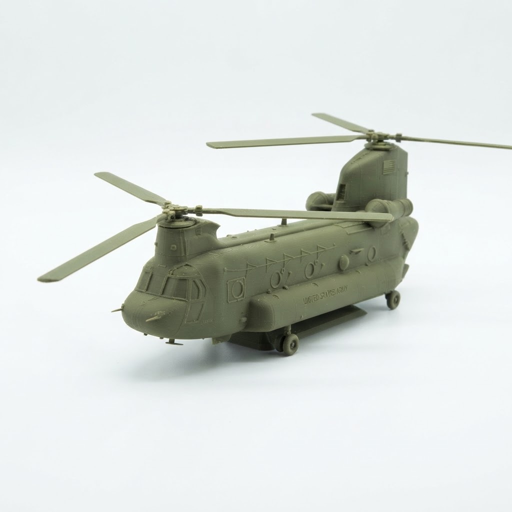 Boeing CH-47 Chinook Model free 3D printable STL