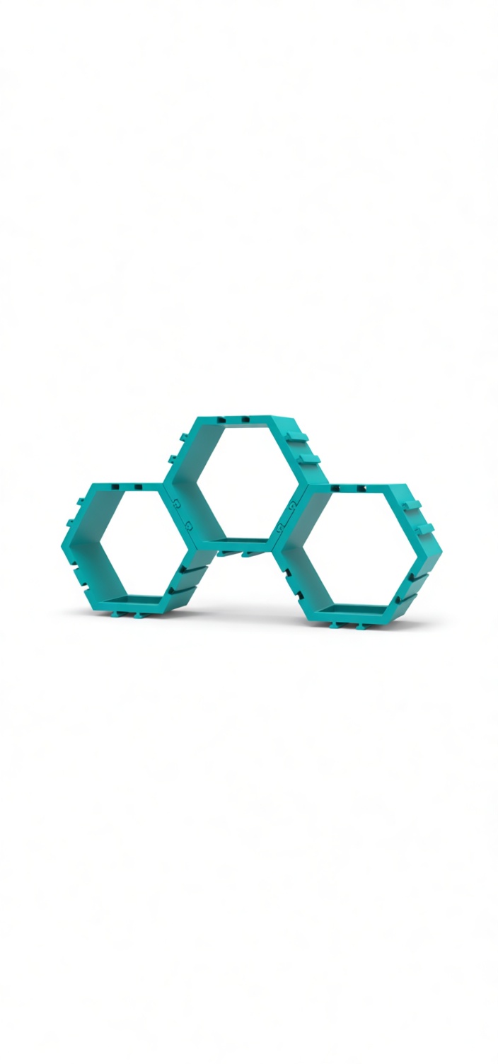 Hexagonal Modular Shelf free 3D printable STL