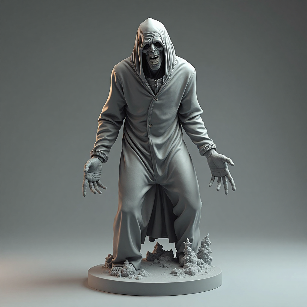 Horror Scene Diorama free 3D printable STL
