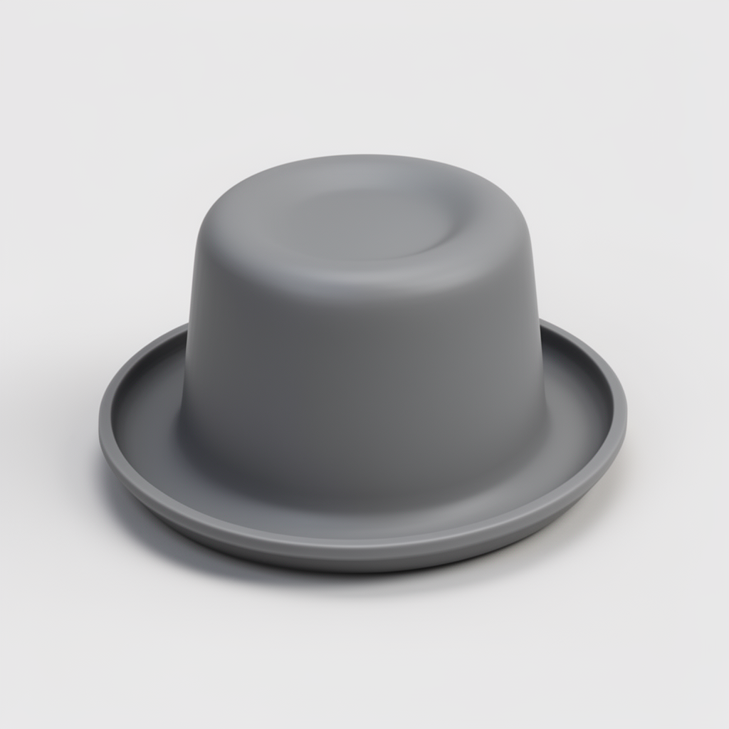 Classic Fedora Hat free 3D printable STL