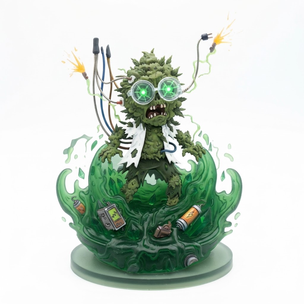 Toxic Rick Statue free 3D printable STL