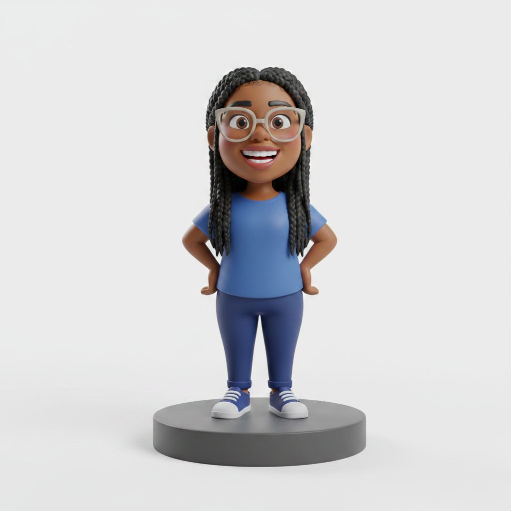 Smiling Woman Figurine free 3D printable STL