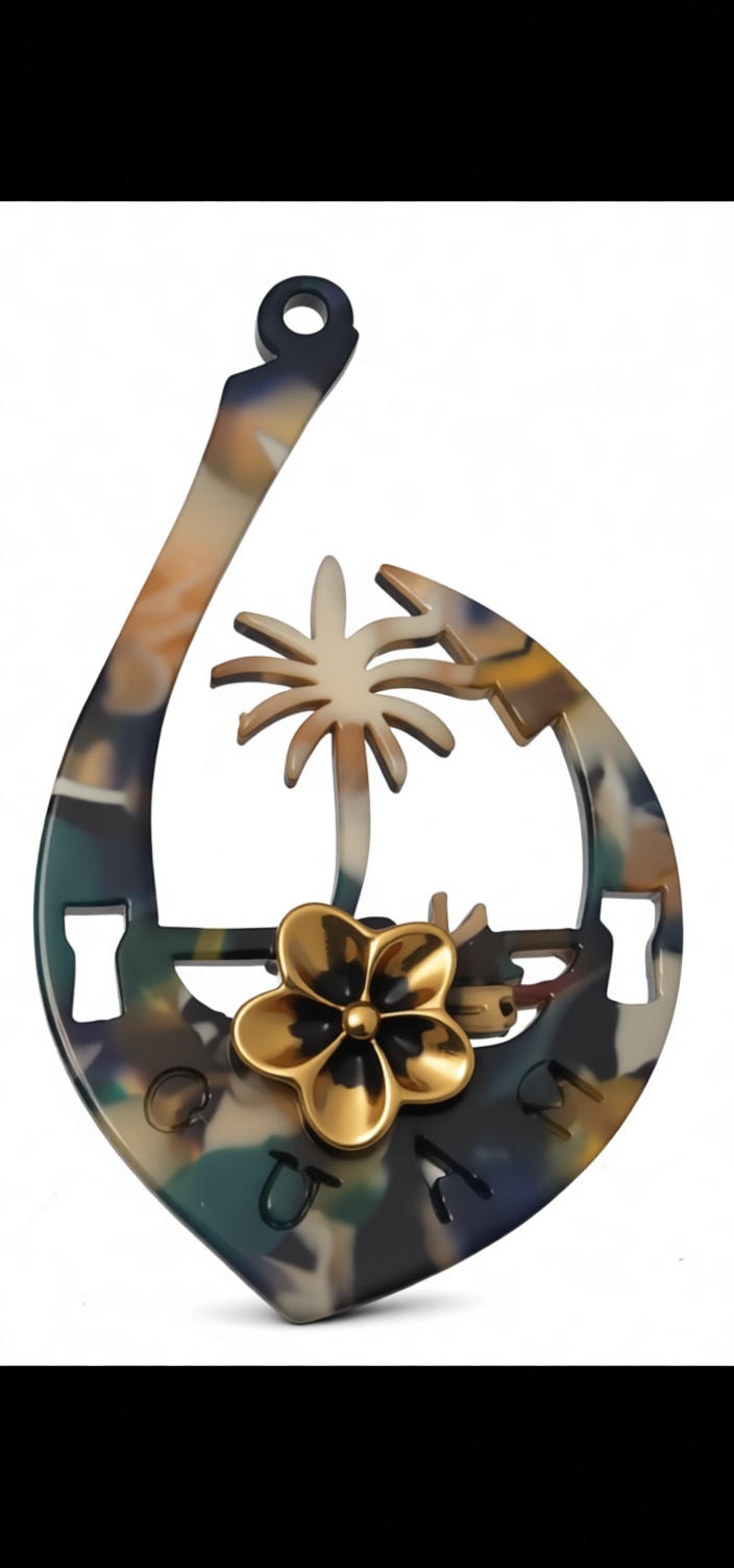 Hawaiian Surfboard Keychain free 3D printable STL
